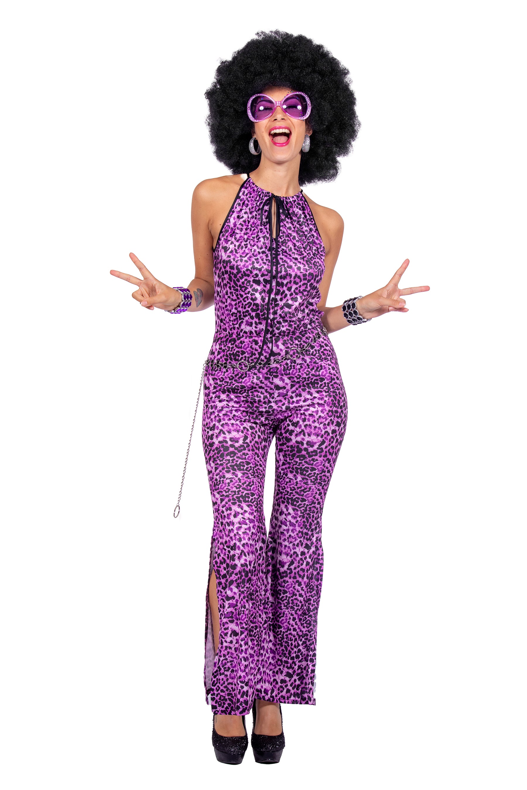 Panther Catsuit in lila