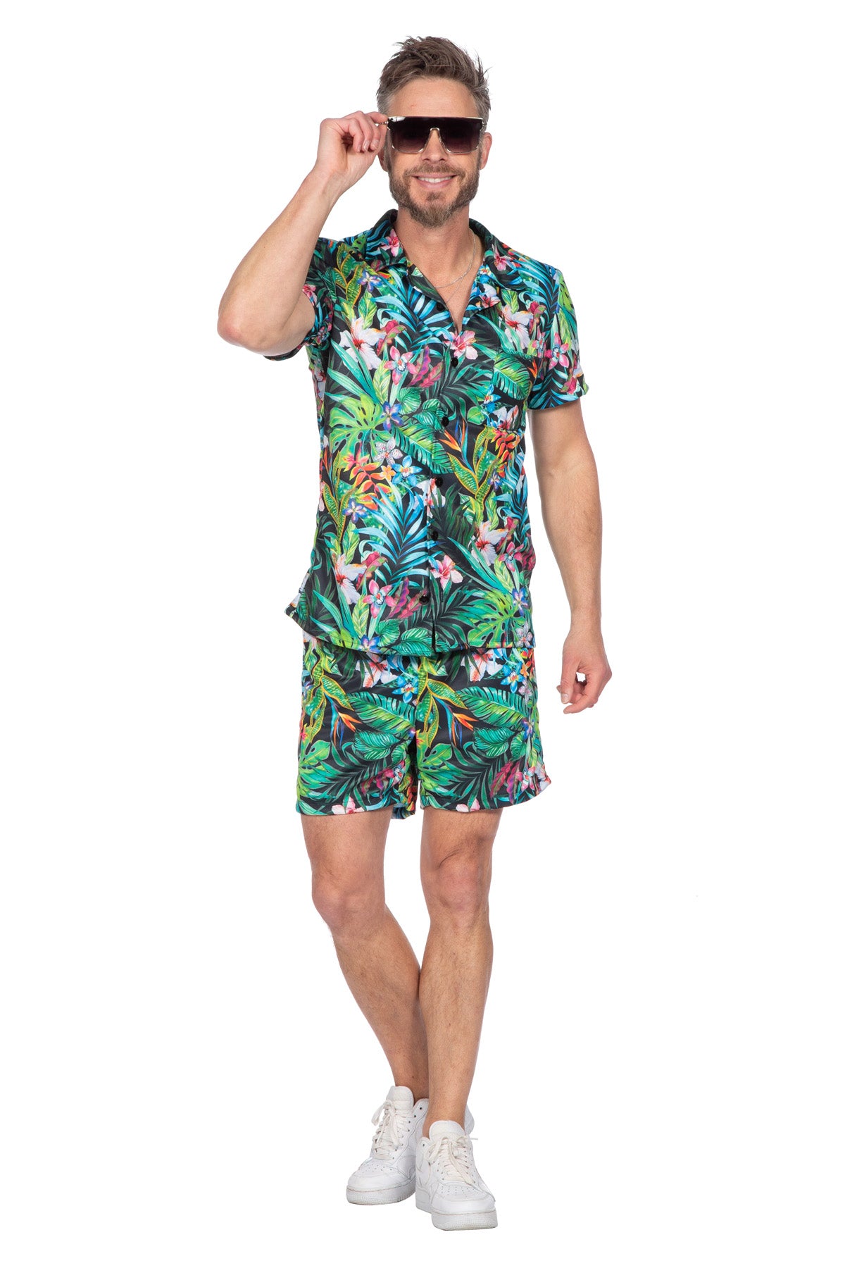 Festival Duo Set Shirt & Shorts für Herren