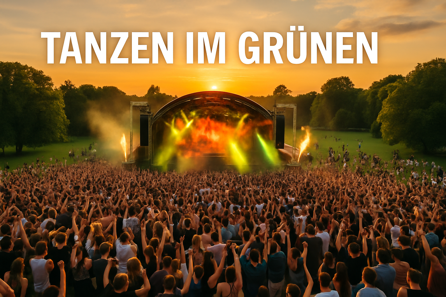 Tanzen im Grünen
