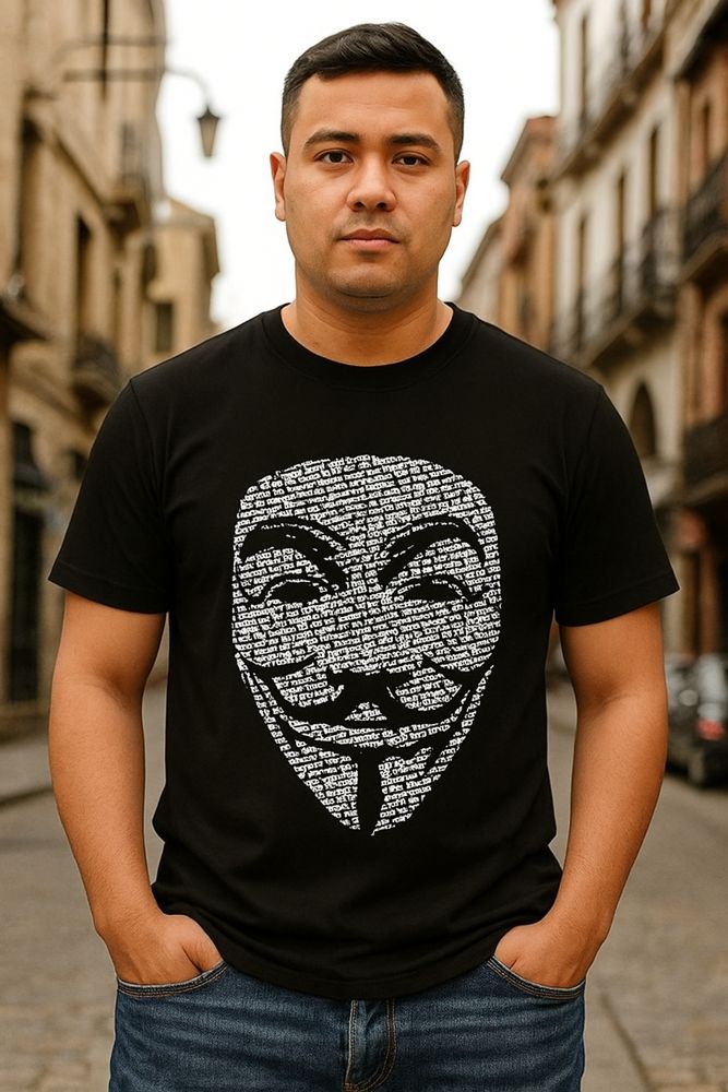 Herren T-Shirt Guy Fawkes