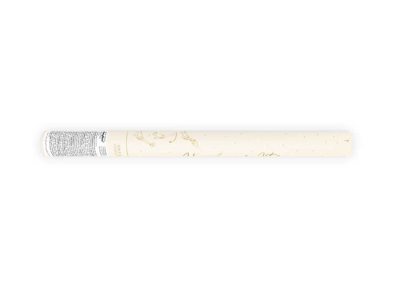 Konfettikanone mit Konfetti, gemischt, 35 cm