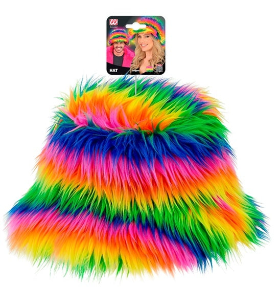 REGENBOGEN PLÜSCH ANGLERHUT