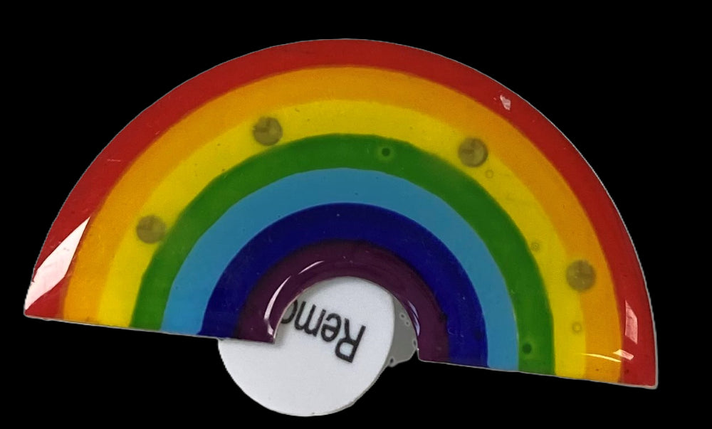 Blinkender Pride-Anstecker