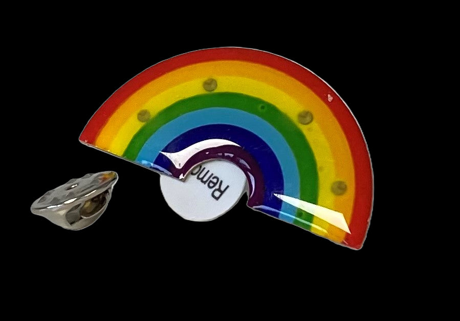Blinkender Pride-Anstecker