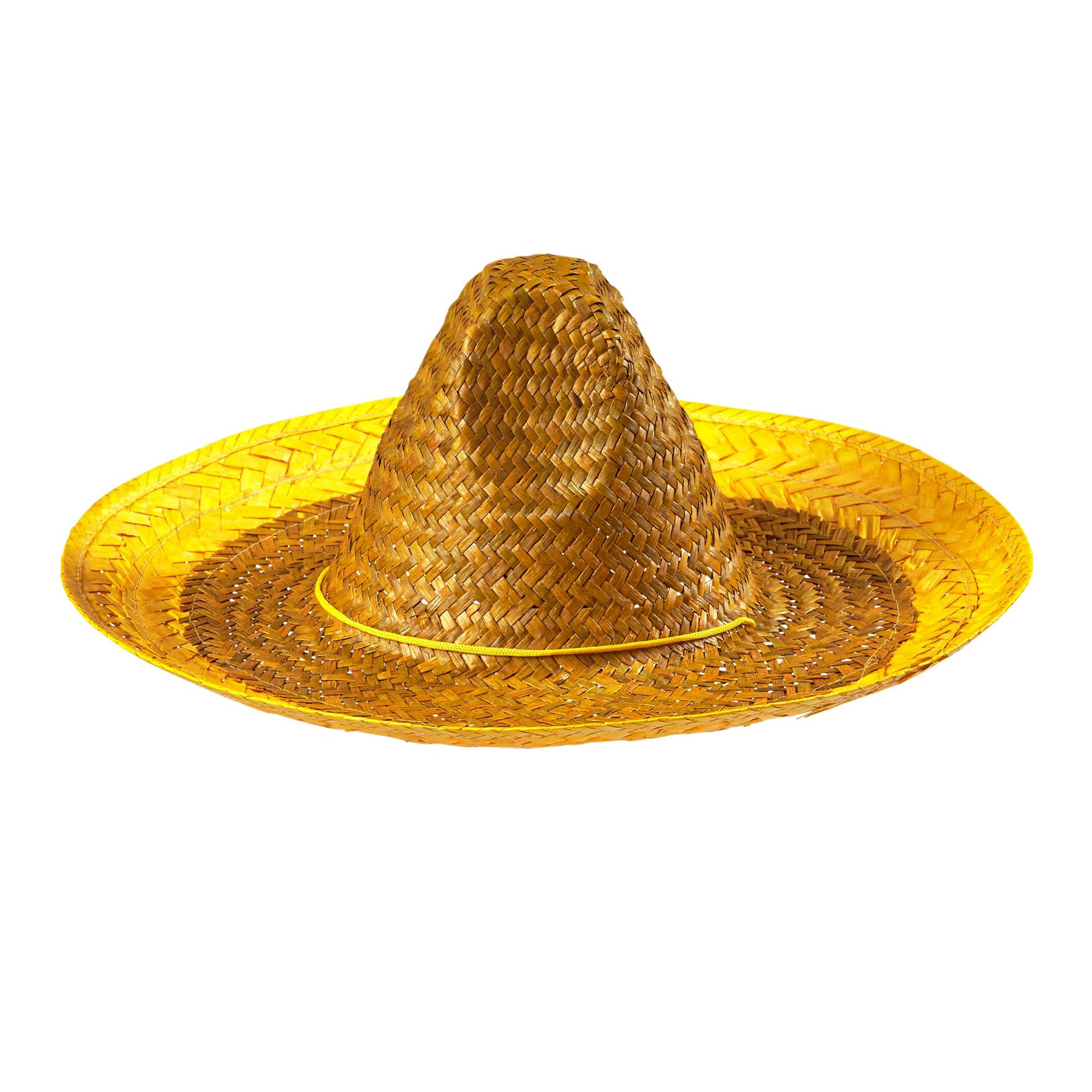 Gelber Party Sombrero 48 cm