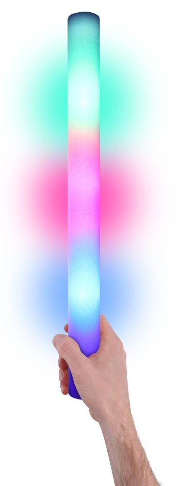 LED-Foam-Leuchtstab mit 3 Leuchtstufen 48cm