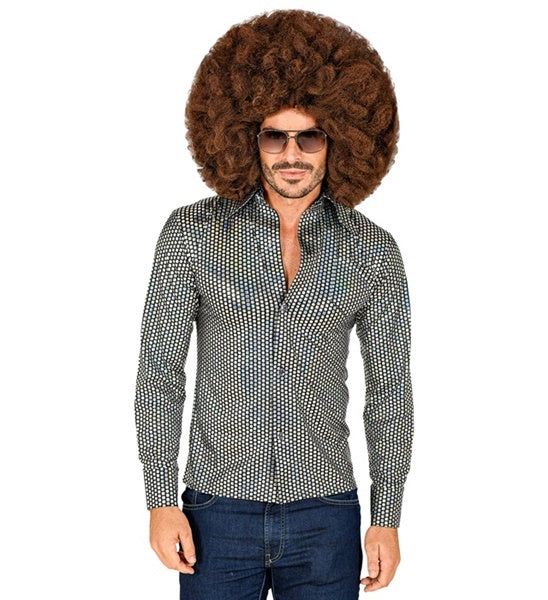70er Disco Fever Herrenhemd