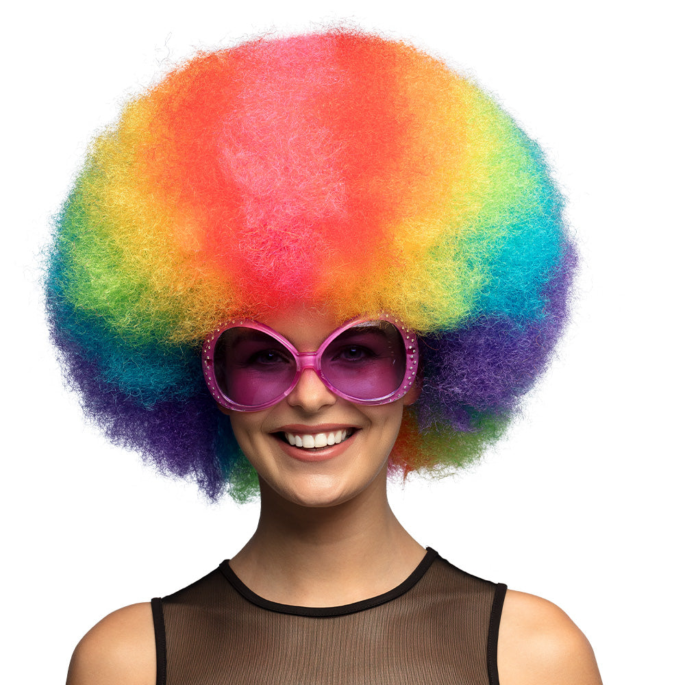 Perücke Clown Rainbow deluxe