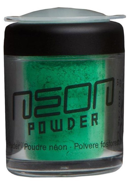 Grünes Neon Schmink Puder 2g