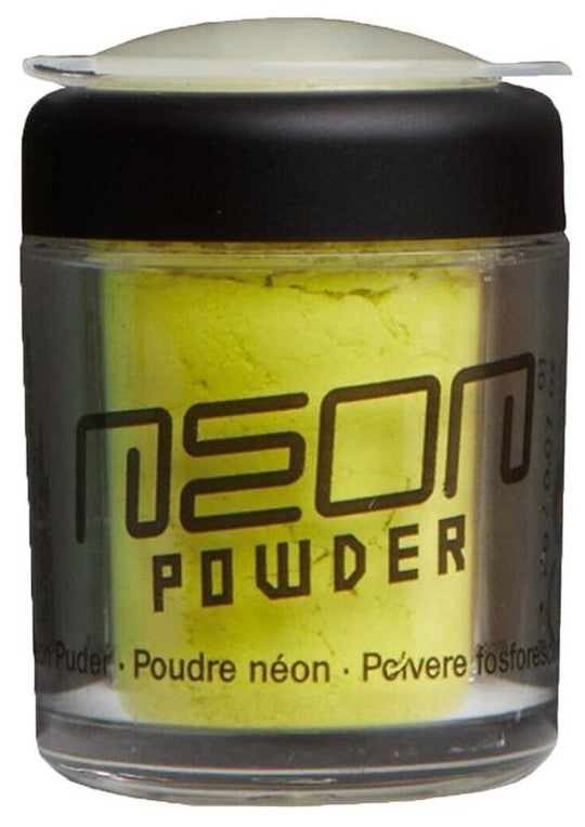 Gelbes Neon Schmink Puder 2g