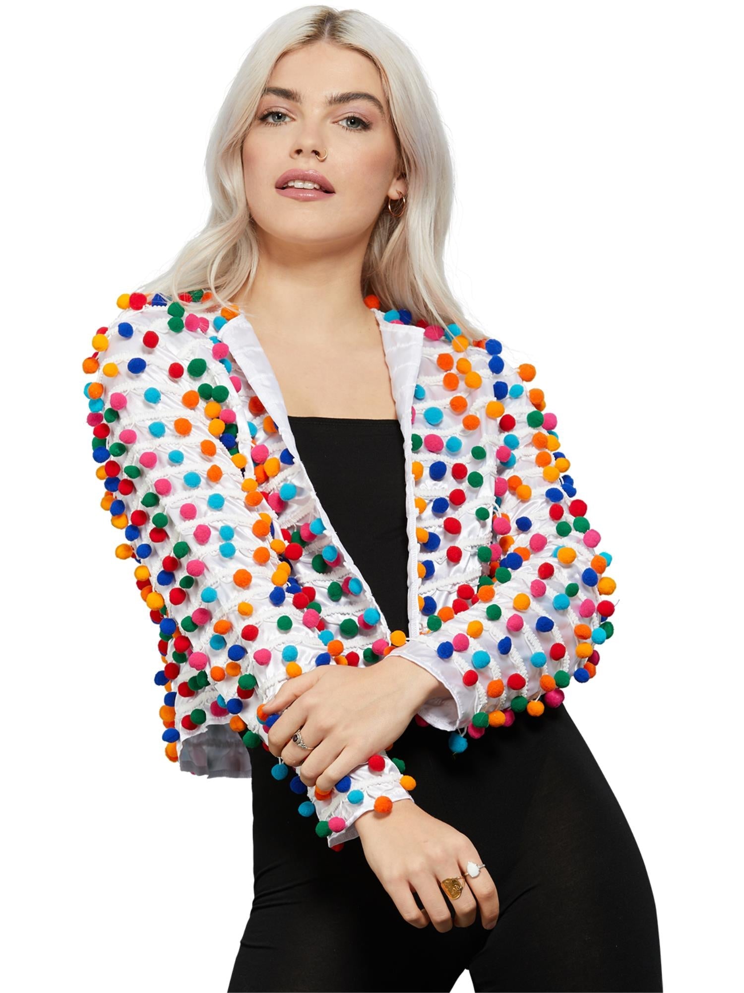 Pom Pom Festival Jacke für Damen in bunt