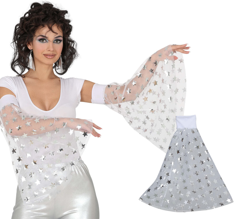 Silberne Starshine Armstulpe