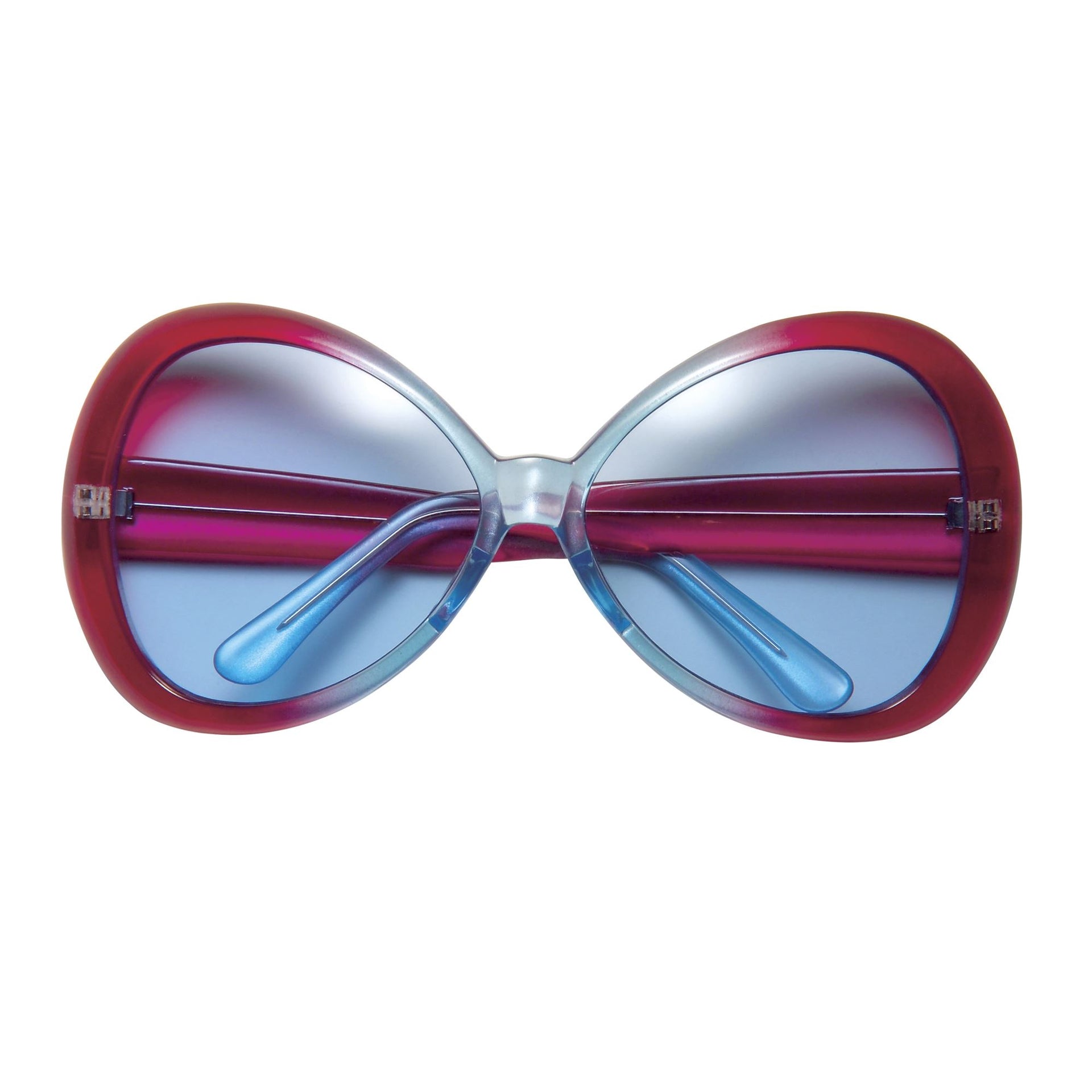 Hippie Diva Brille weinrot