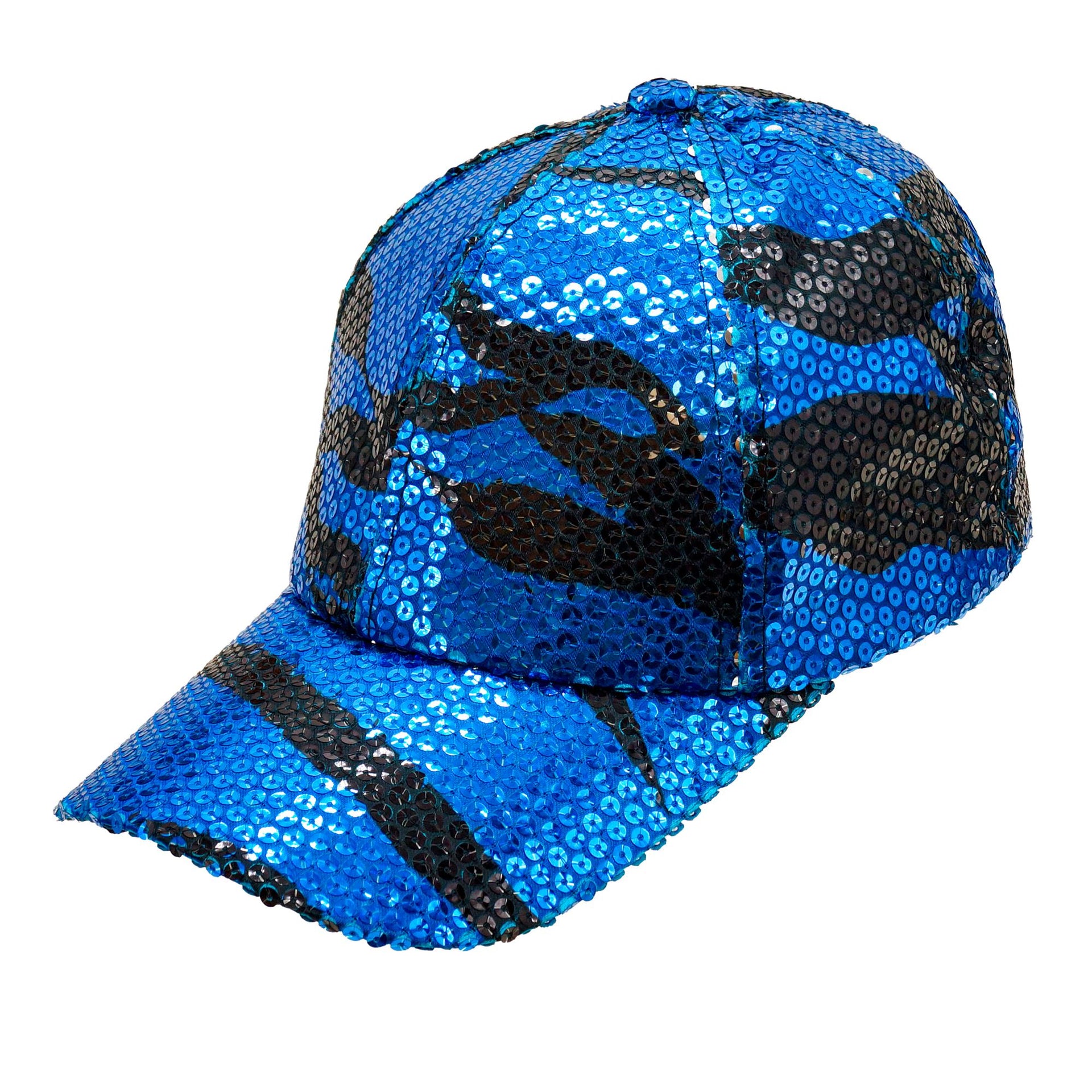 Pailletten-Basecap Blue Waves