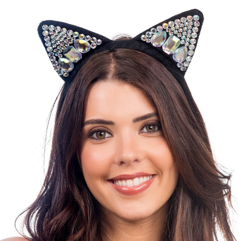 Diamant Katzen Haarreif
