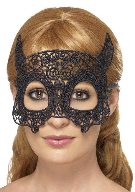 Bestickte Damen Spitzen Augenmaske