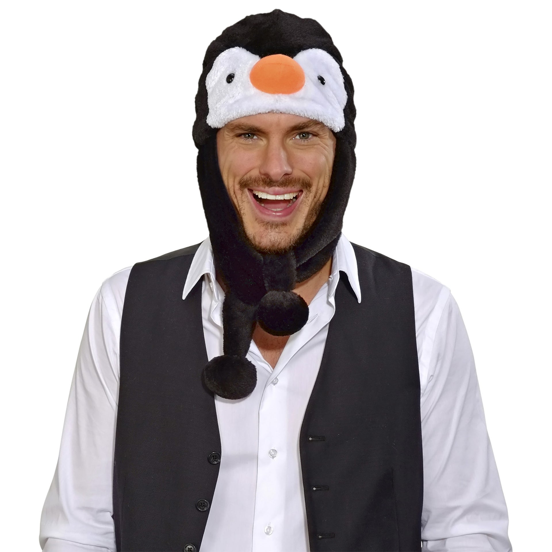 Kuschelige Pinguin Mütze