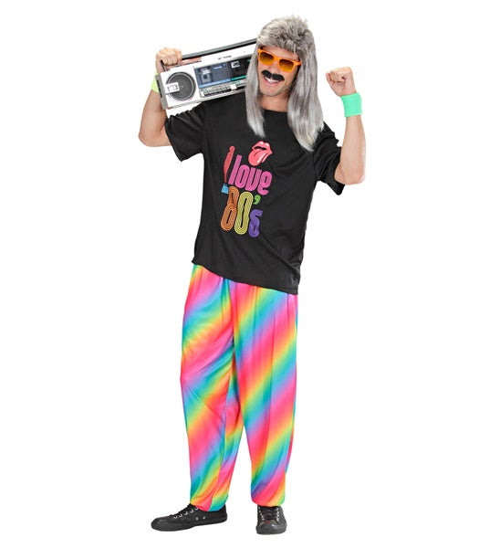 HOSE 80er JAHRE - REGENBOGEN