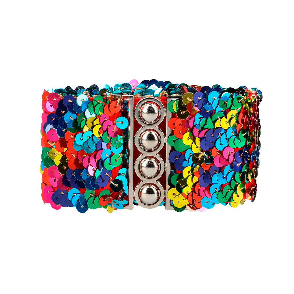 Rainbow Party Paillettengürtel 60cm