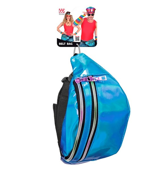 Bauchtasche Holografisch Blau