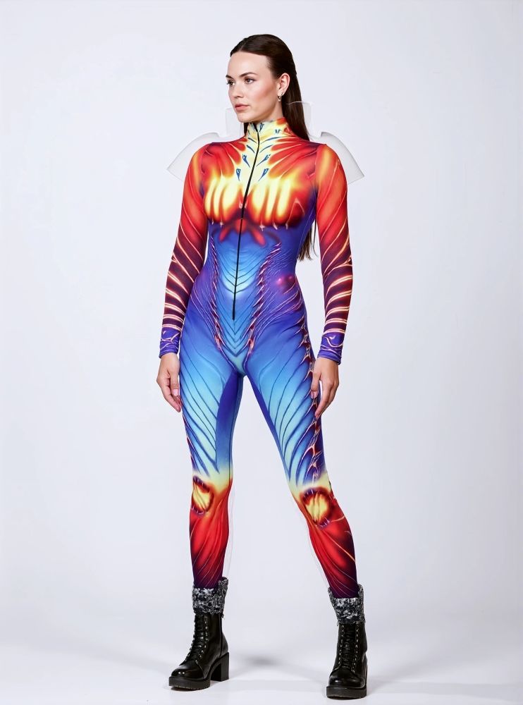 Sexy Festival Jumpsuit Inferna Skin