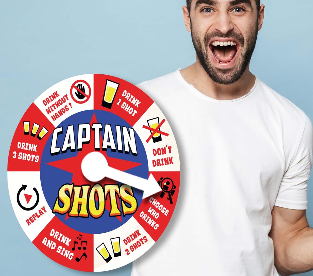 Capitan Shots - Roulette Trinkspiel 40cm