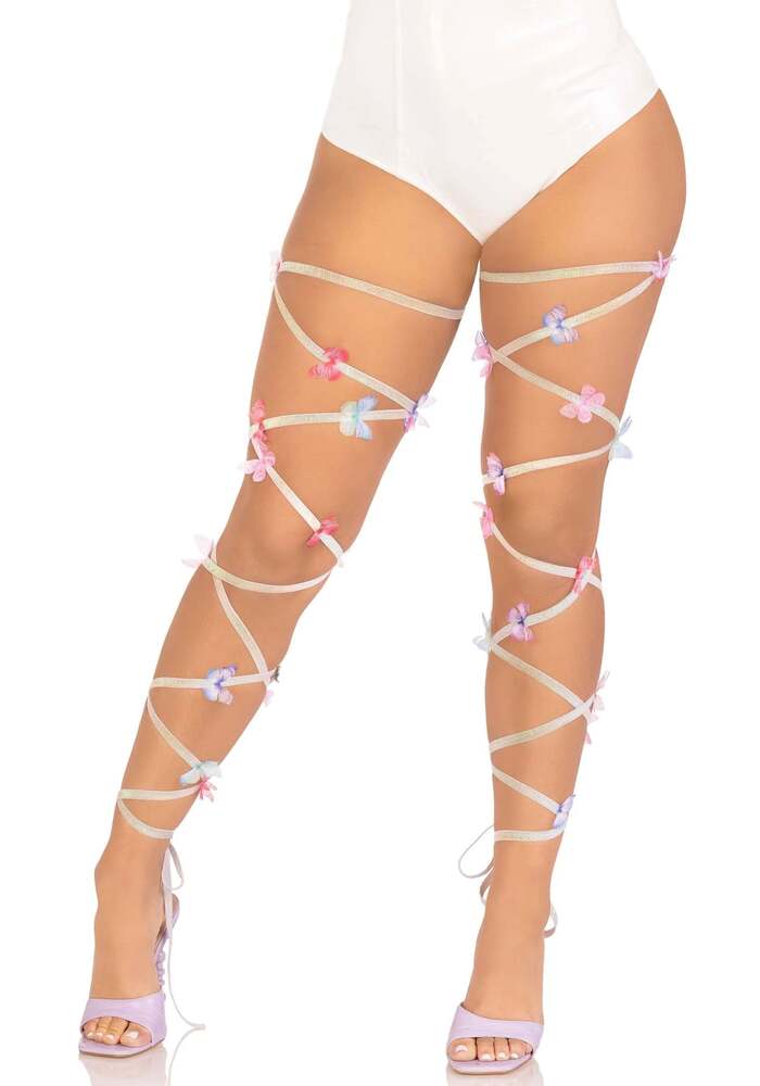 Sexy Schmetterlings Beinbinden für Damen
