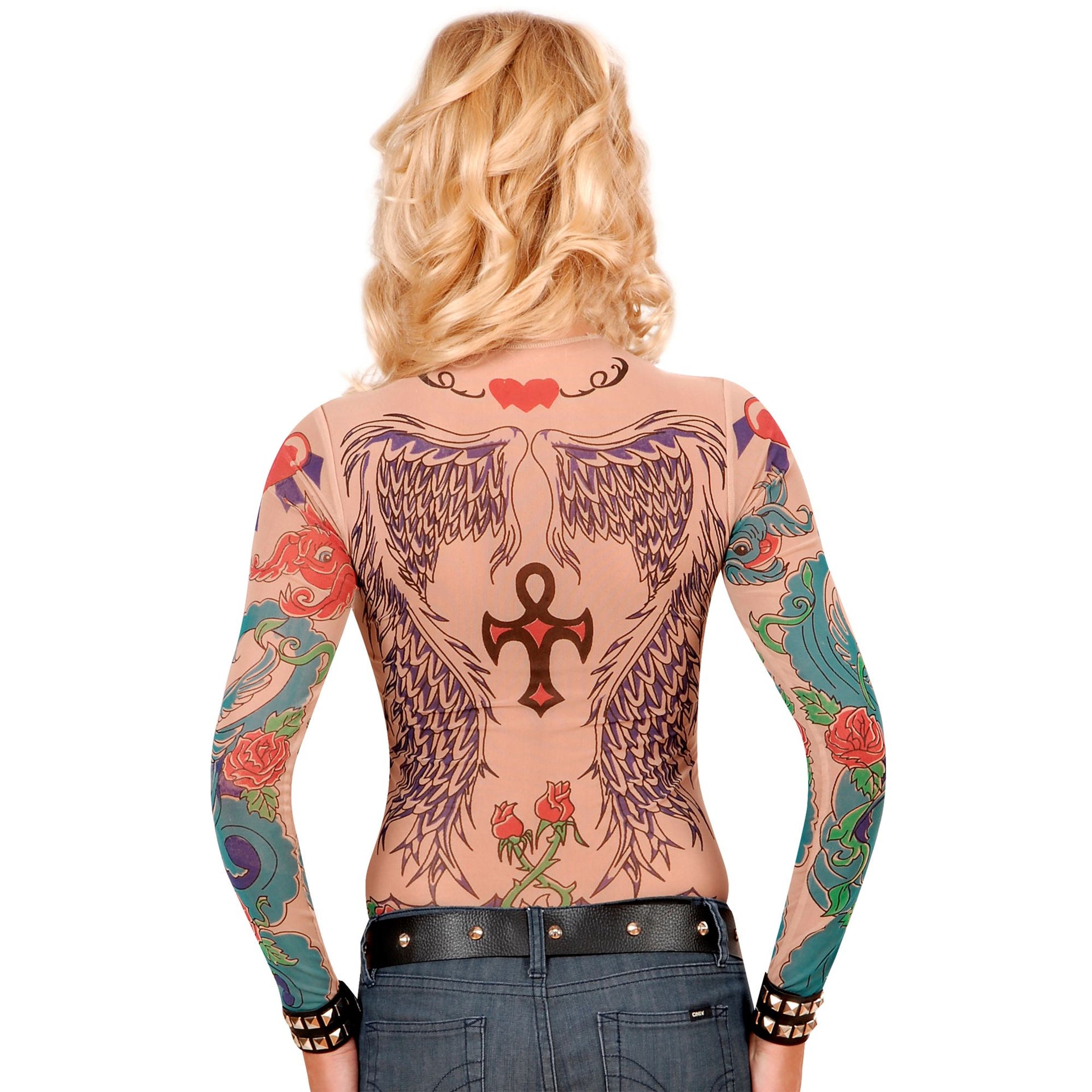 Tattoo Shirt Engelsflügel