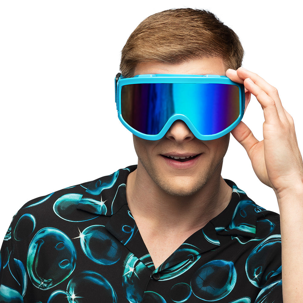 Skibrille Stoked in Blau