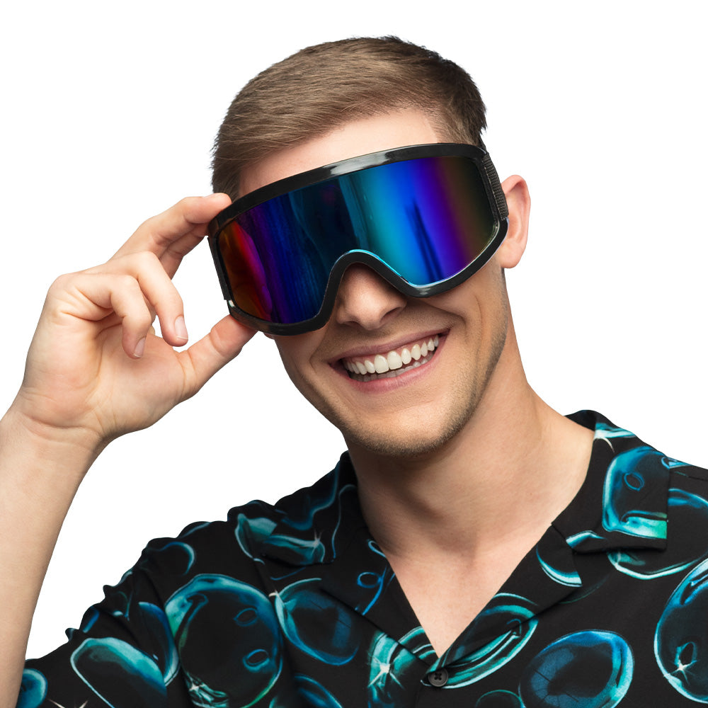 Skibrille Stoked in Schwarz