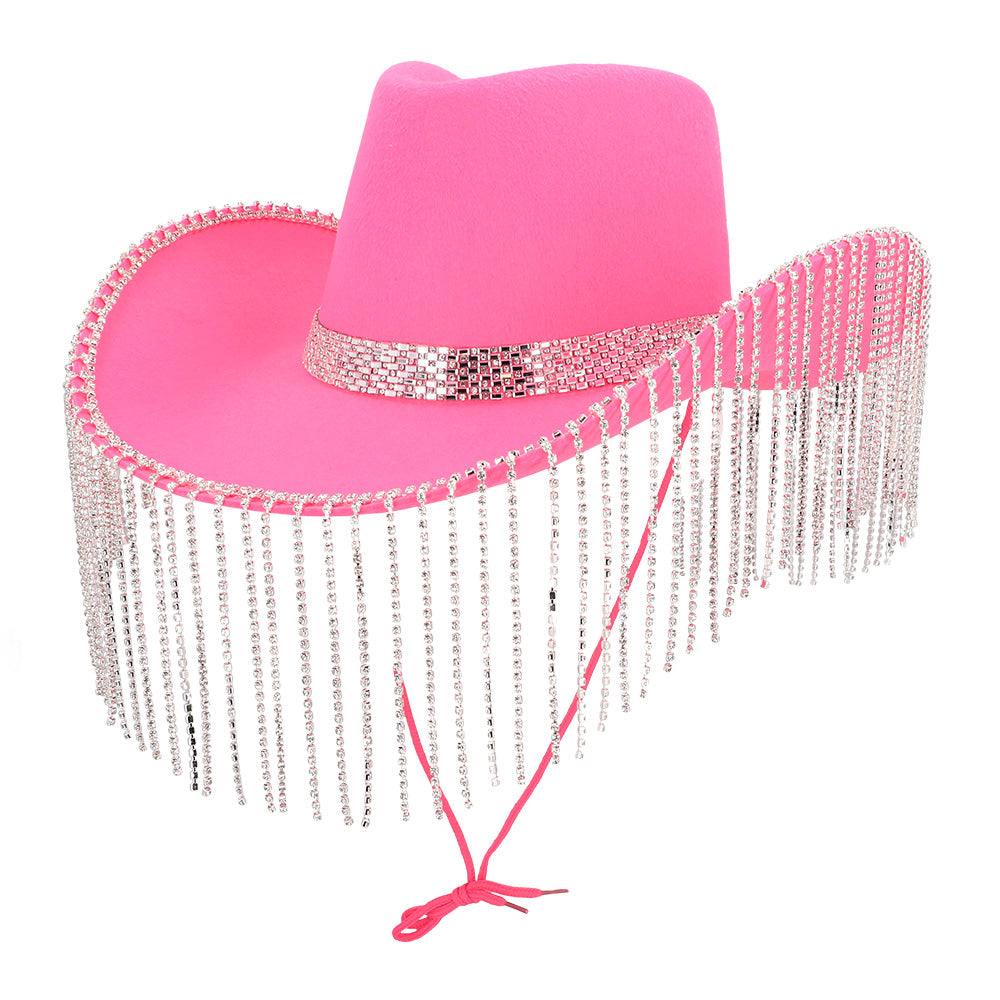 Glam Girl Cowboyhut in Rosa