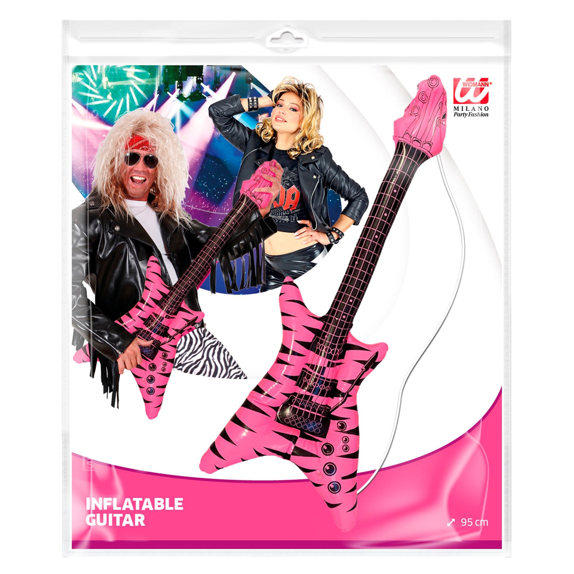 Aufblasbare Gitarre Im Zebramuster