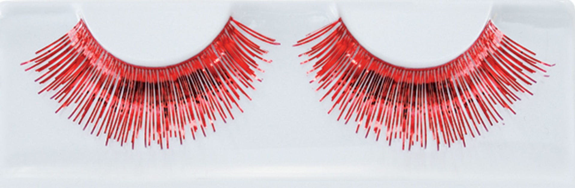 Rote Metallic Wimpern