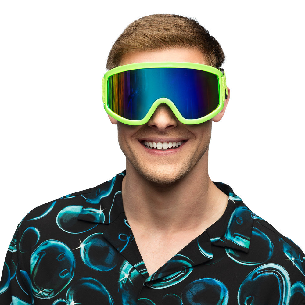 Skibrille Stoked in Grün