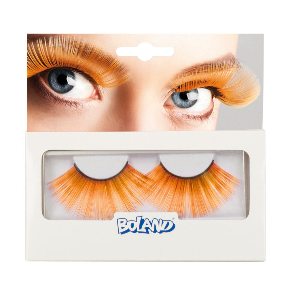 1 Paar Orangefarbene XXL Wimpern