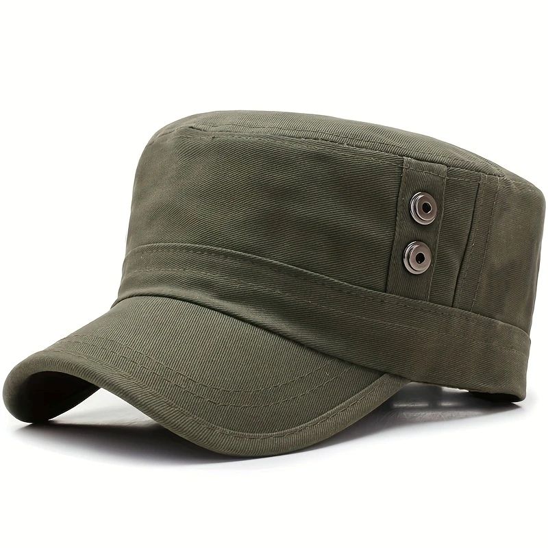 Militärkappe, verstellbar, oliv