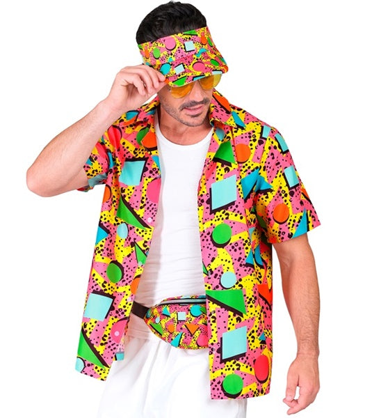 Das 80er Funky Fashion Party Hemd Unisex