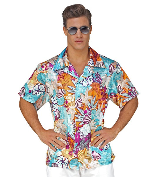 Türkises Hawaii Hemd für Herren