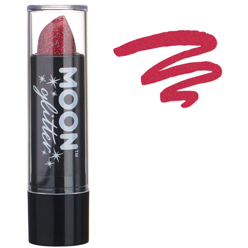 Glitzer Lippenstift in Rot 4,5g