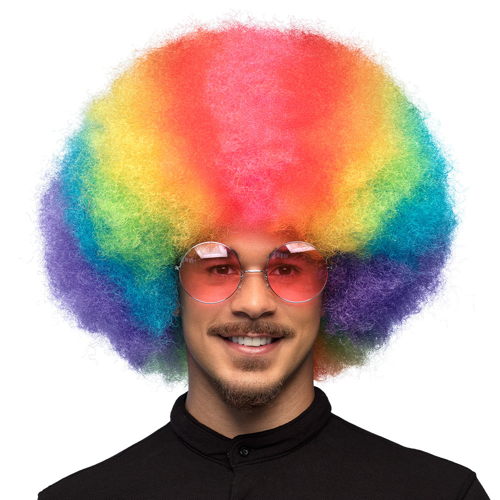 Perücke Clown Rainbow deluxe