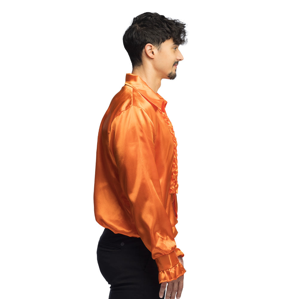 Rüschenhemd Diego orange