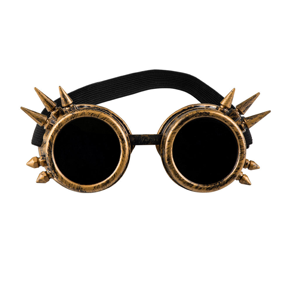 Goldene Steampunk Brille