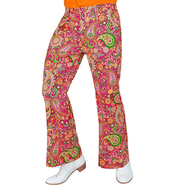 70er Paisley Schlaghose für Herren