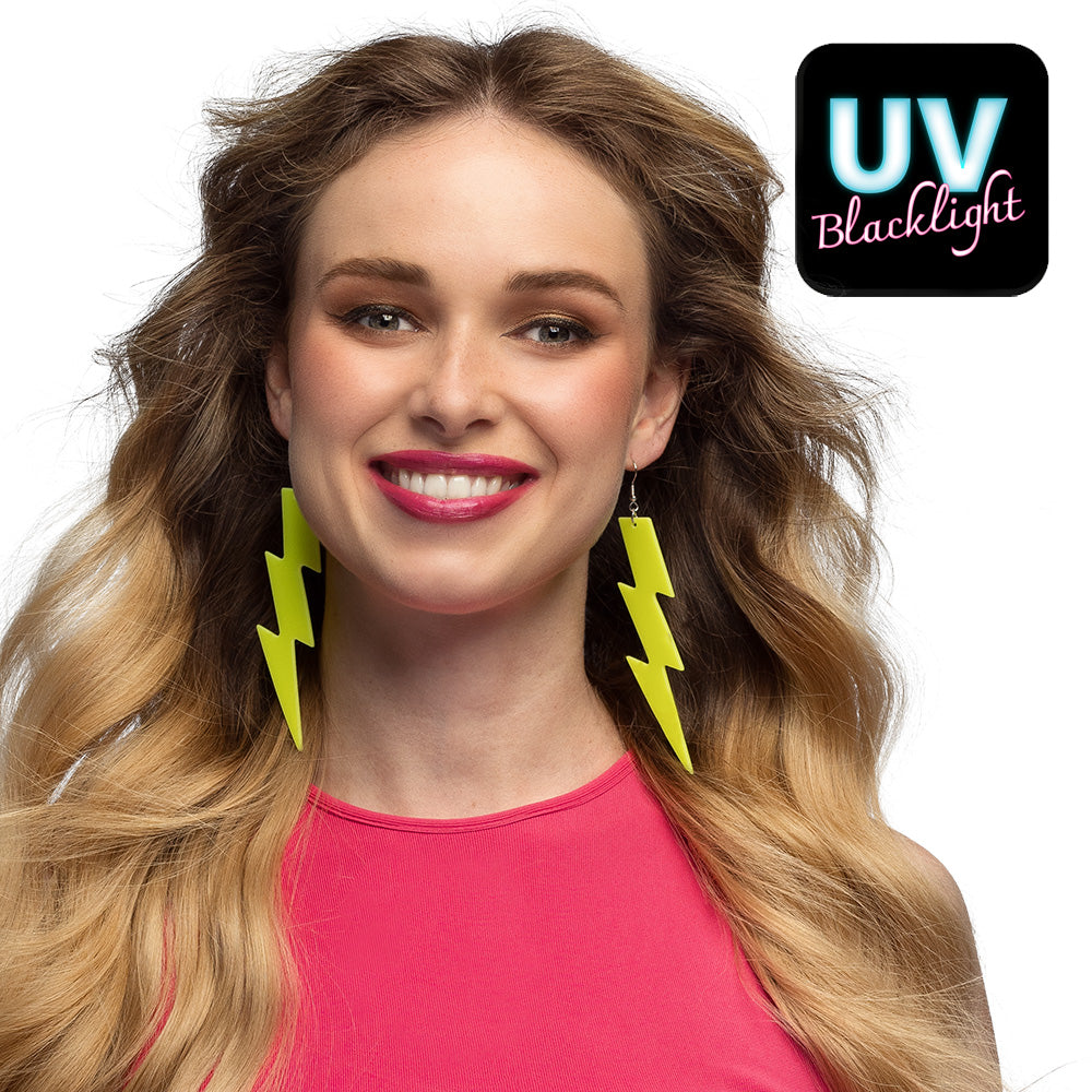 Flash Neon Ohrringe Gelb