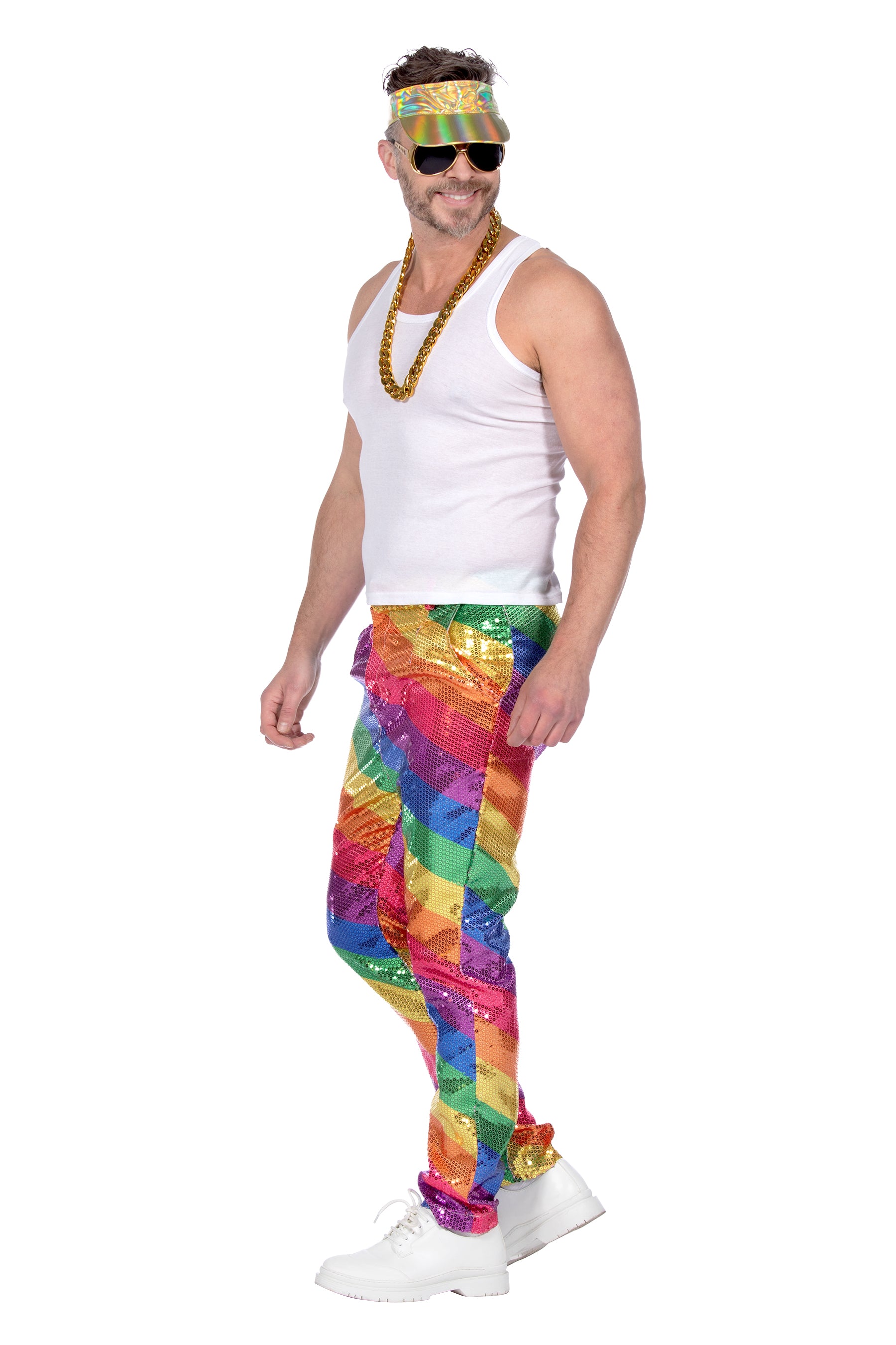 Crazy Regenbogenhose für Herren
