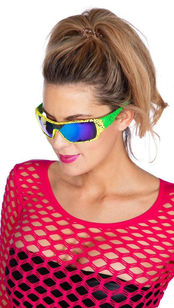 Best of 80s Sonnenbrille in Gelb
