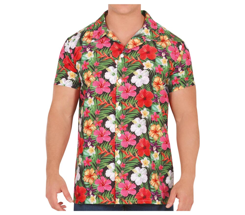 Hawaii Blumen Hemd für Herren
