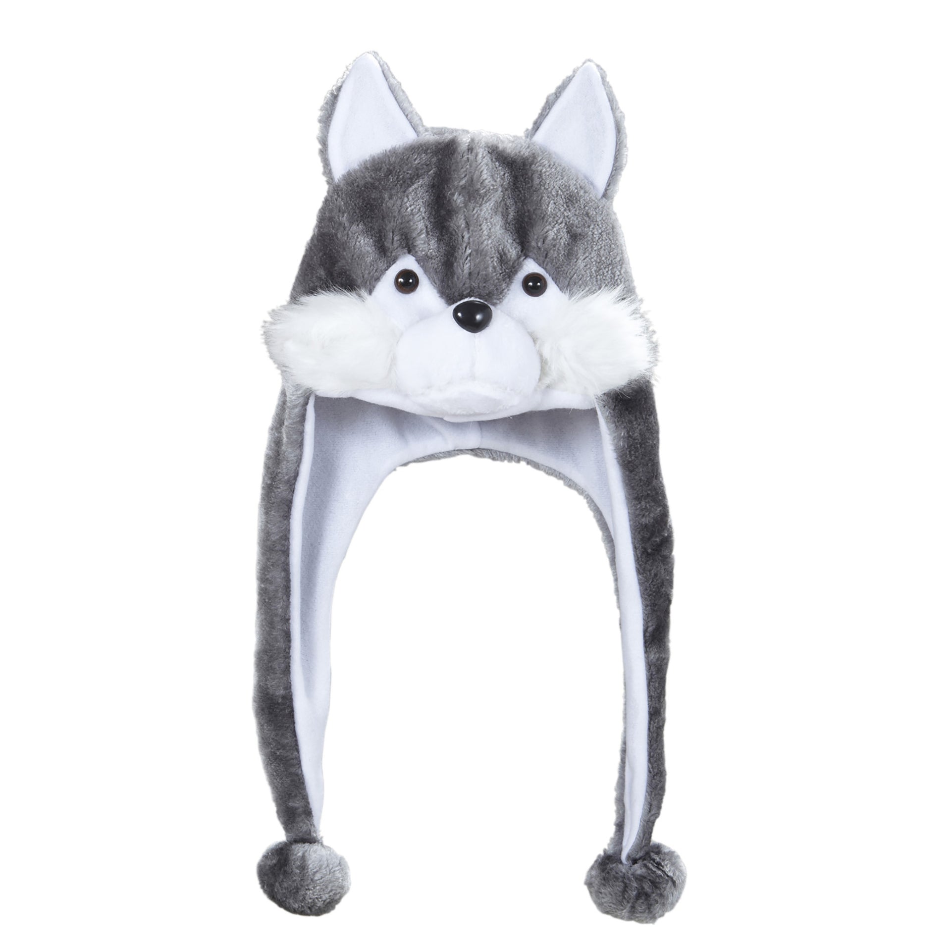 Wolfsmütze mit langen Bommeln