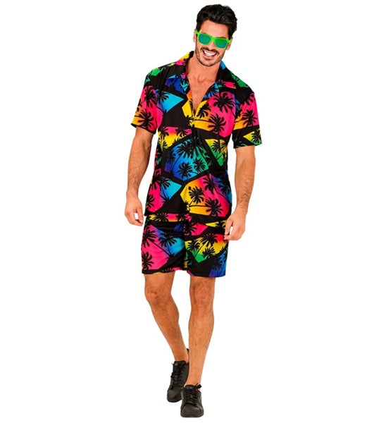 Palmboom Summer Set für Herren Hemd/Shorts