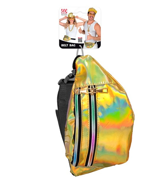 Bauchtasche Holografisch Gold
